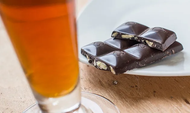 Accord bière et chocolat' title='Cœurs et bières pression : la bière de la Saint-Valentin