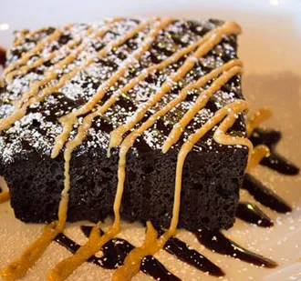 vegansk brownie' title='Bryggeripubar och bryggerirestauranger älskar efterrätter med öl