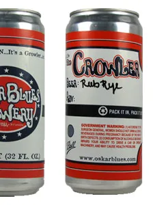 Oscar Blues Brewery Crowler' title='Öl historia