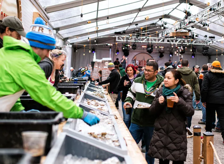Schlafly Beer Stout en Oyster Festival in Saint Louis, Missouri' title='8 geweldige bier- en eetfestivals in 2019