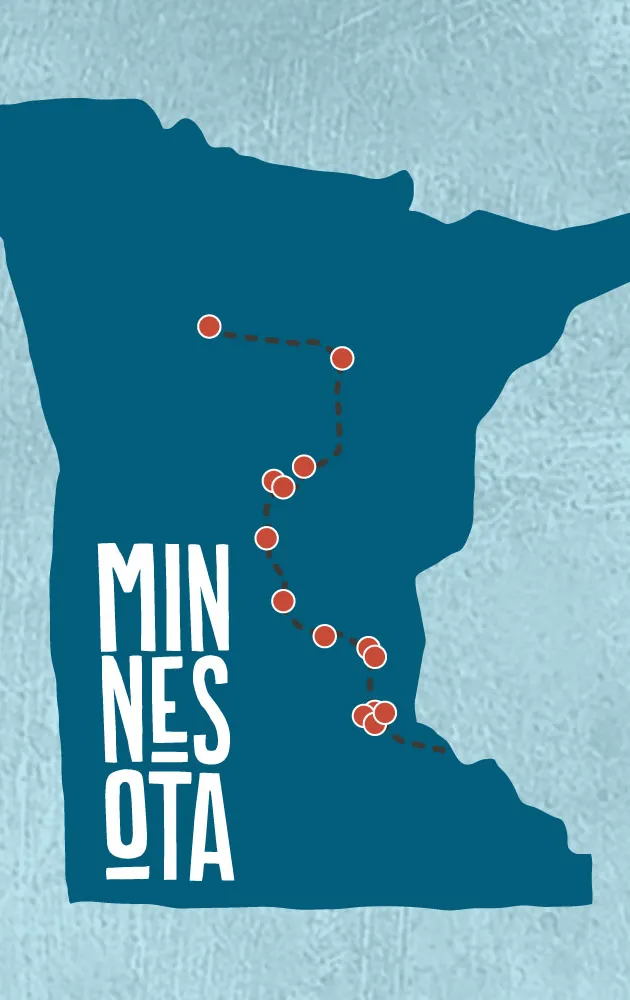 Route de la Great River - Minnesota' title='Road trip épique sur la bière artisanale : brasseries le long de la Great River Road