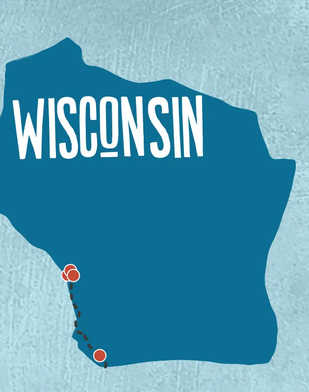 Route de la Grande Rivière - Wisconsin' title='Road trip épique sur la bière artisanale : brasseries le long de la Great River Road