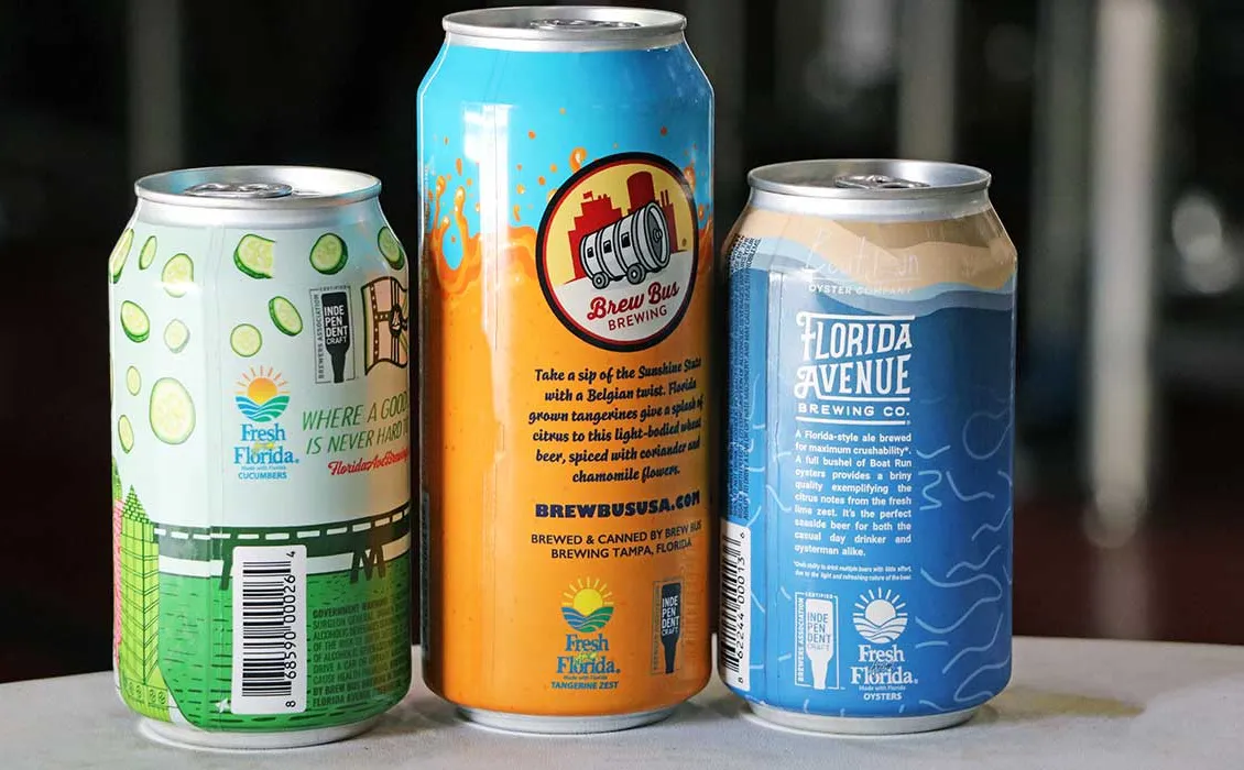Floridas bryggerier använder etiketten 'Fresh From Florida' en gång reserverad för apelsiner