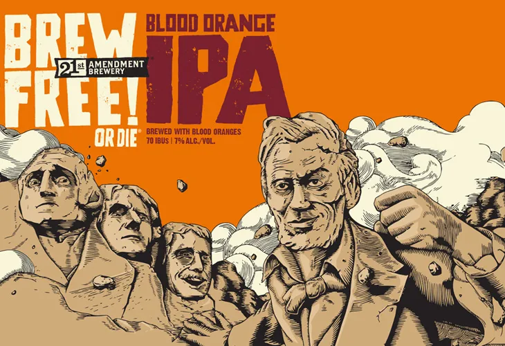 Brew Free Or Die Blood Orange IPA' title='14 Spring Beers Brewers är glada att släppa 2017