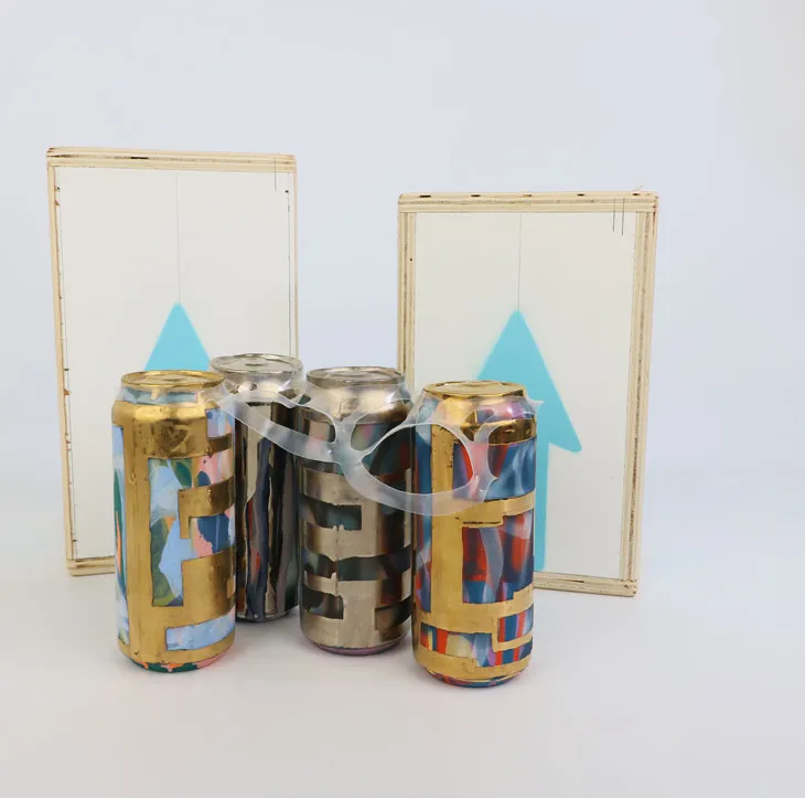 Jeff Schwartz' title='9 kunstnere som bruker øl til å lage kunst