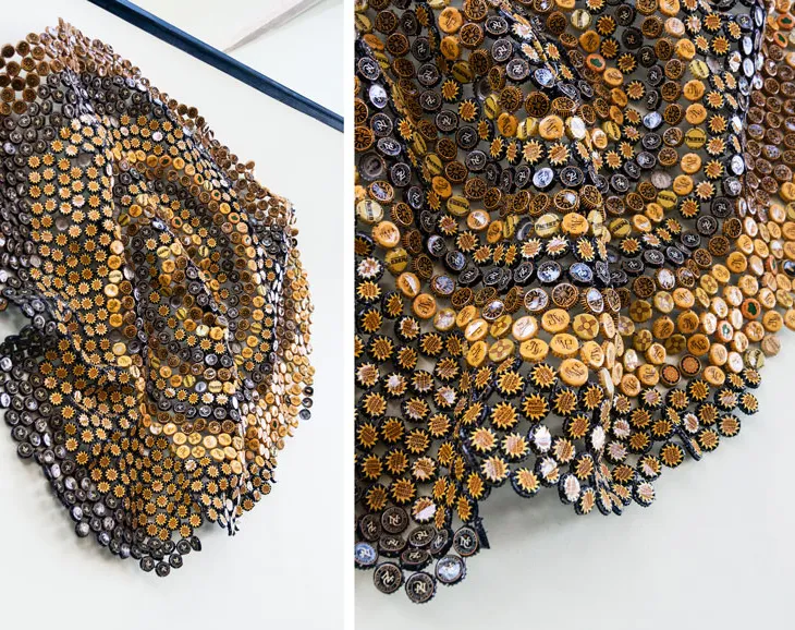 Alexis Furlong' title='9 kunstnere som bruker øl til å lage kunst