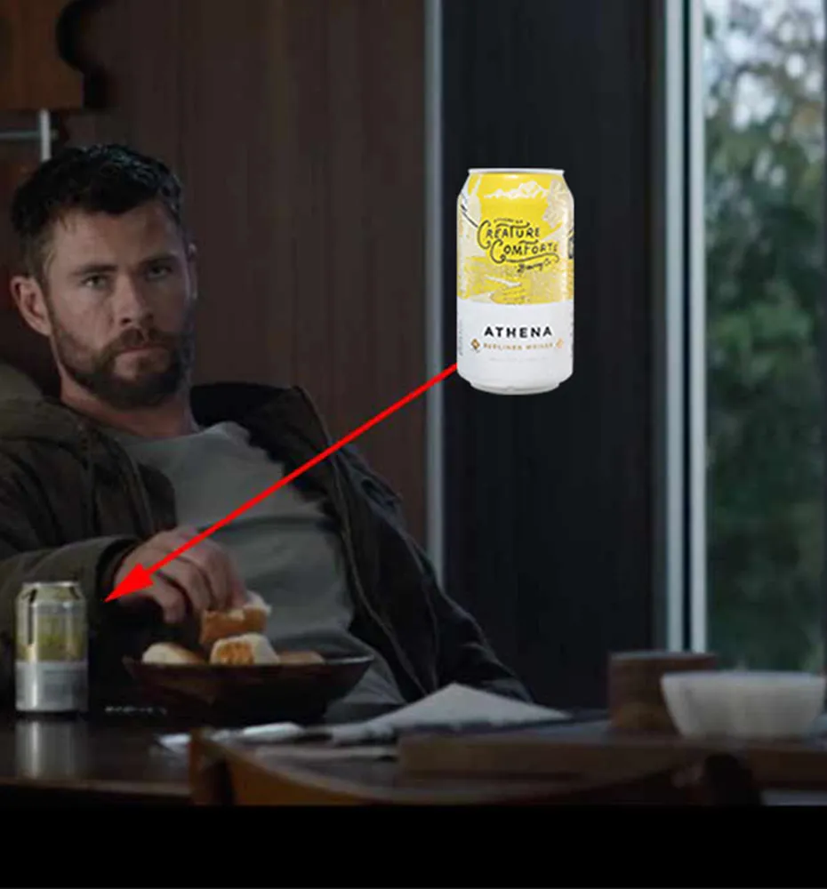 Creature Comforts cerveza artesanal Vengadores Endgame' title='Thor y una IPA: cómo la cerveza artesanal llamó la atención de Marvel