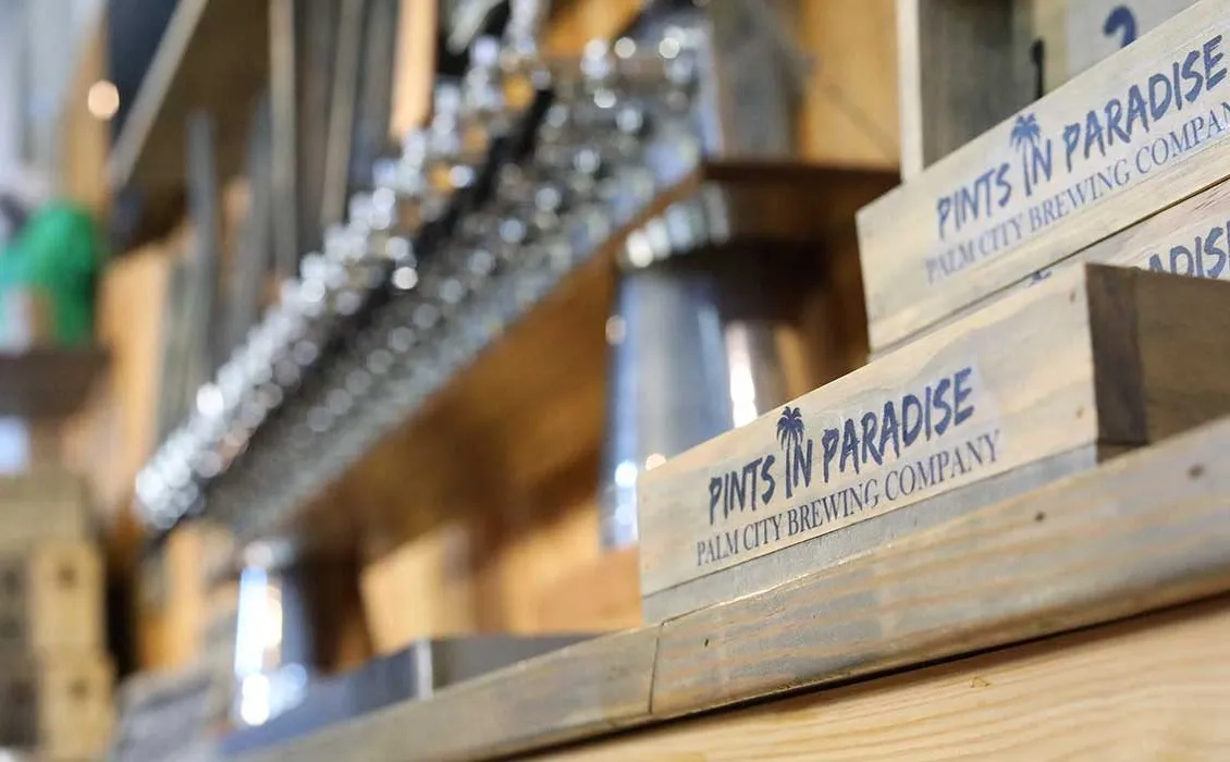 Palm City Brewing i sydvästra Florida' title='Southwest Floridas ölscen är lika solig som dess prognos