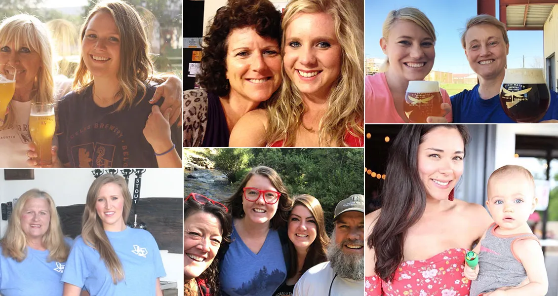 Mor-dotter ölteam pratar om fördelar och nackdelar med att brygga tillsammans