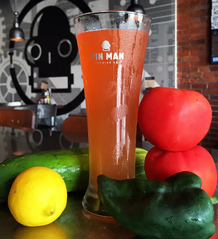 Ne mangez pas plus de légumes, buvez-les. 5 bières inspirées du jardin' title='Résolution du Nouvel An : buvez vos légumes !