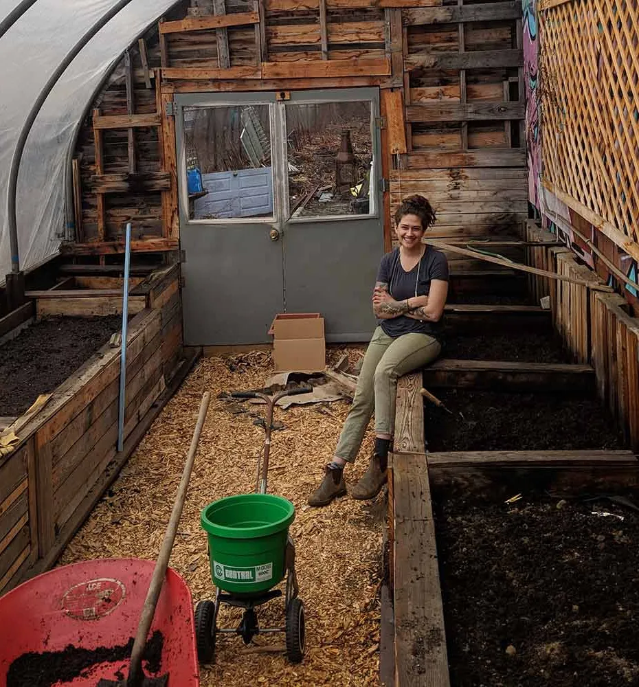 gistingskas in de stedelijke boerderij' title='Out of the Woods: bier foerageren in stedelijke gebieden