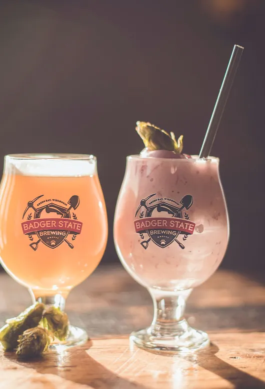 Badger State Brewing ミルクシェイク IPA' title='モルト (およびホップ) ショップ: ミルクシェイク IPA のスクープ