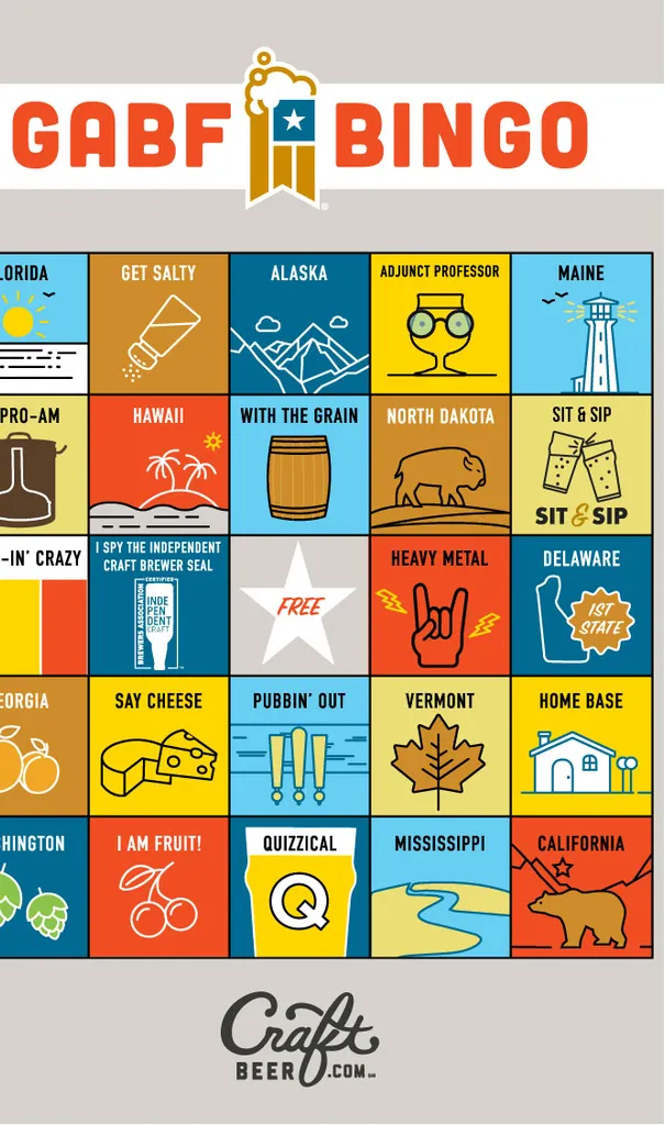 Gran Tarjeta de Bingo del Festival de la Cerveza Americana' title='Gran Tarjeta de Bingo del Festival de la Cerveza Americana