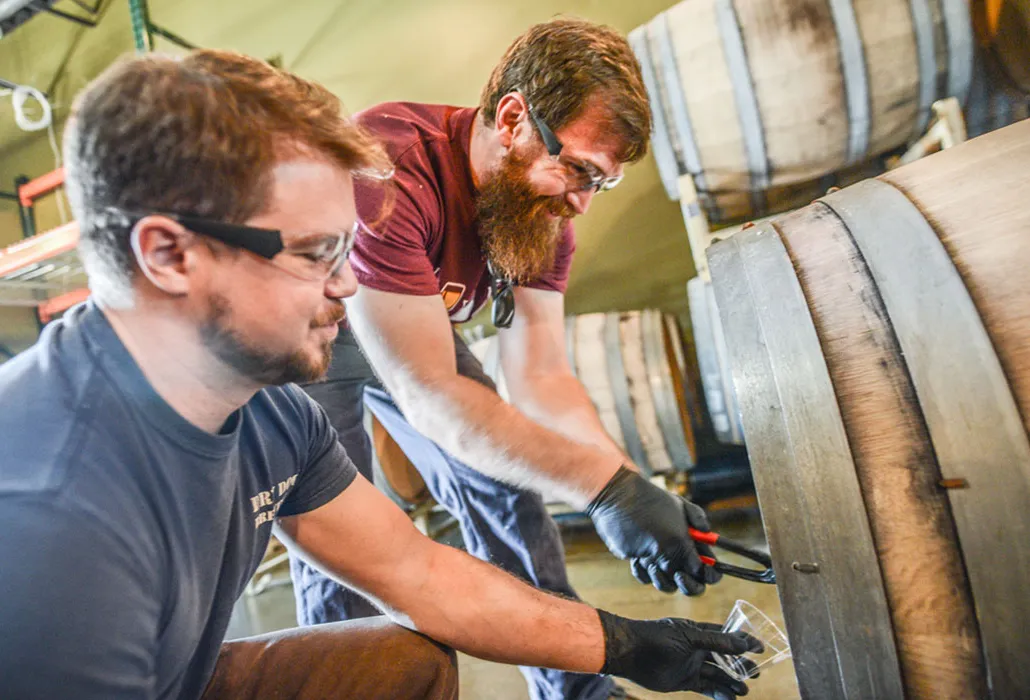 Bryggere finner dristige ølsmaker i fat utenfor Bourbon