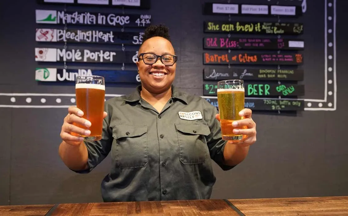 Zuri Coleman Brewer, a Second Self Brewing Co.' title='A nők virágoznak az atlantai kézműves sörben