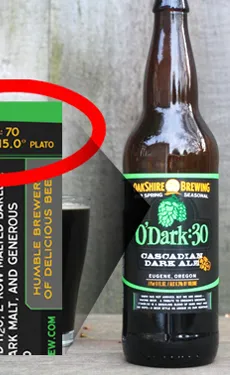 Gravity Etikett' title='Definiera Beer Gravity