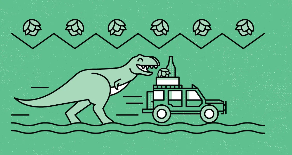 ベロサウルス: 恐竜をテーマにした 11 種類のクラフト ビール