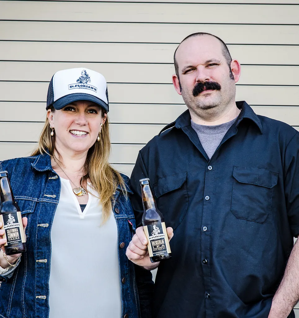 A kaliforniai sörgyár párja együtt néz szembe a tüzekkel' title='A kaliforniai sörgyár párja együtt néz szembe a tüzekkel