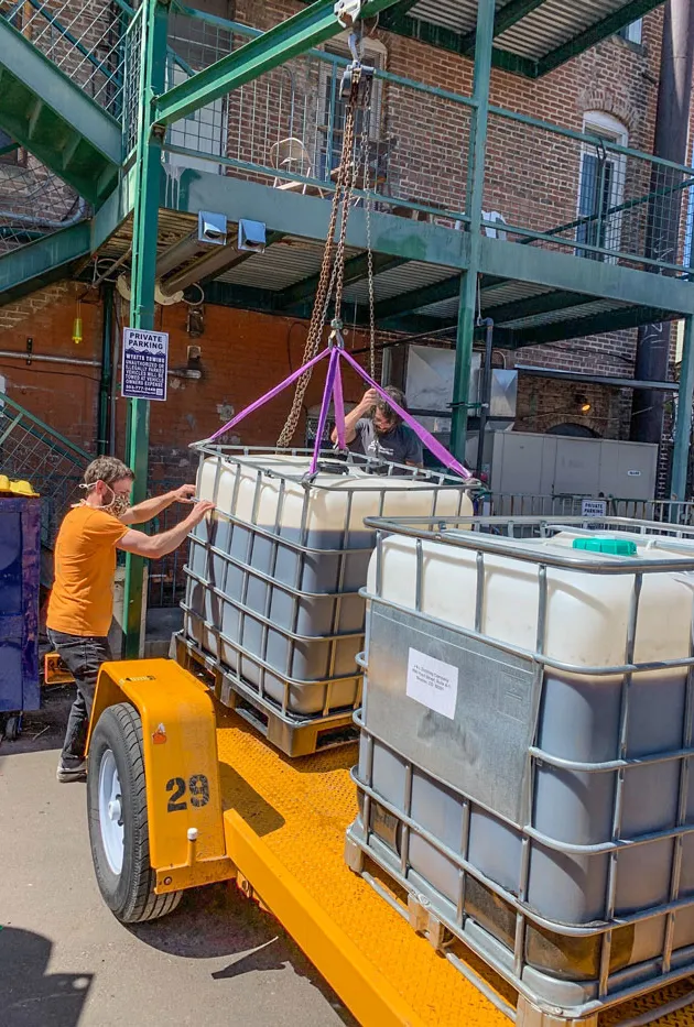 World Beer Cup hånddesinfeksjon' title='Hva skjedde med ølet? World Beer Cup-bidrag reddet fra å gå i avløpet