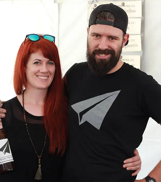 Svart prosjekt' title='Par deler råd om å drive et bryggeri og en virksomhet