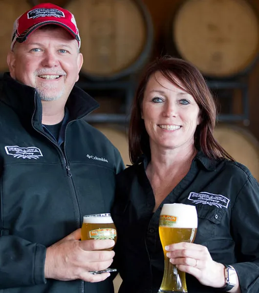 Nebraska Brewing' title='Par deler råd om å drive et bryggeri og en virksomhet