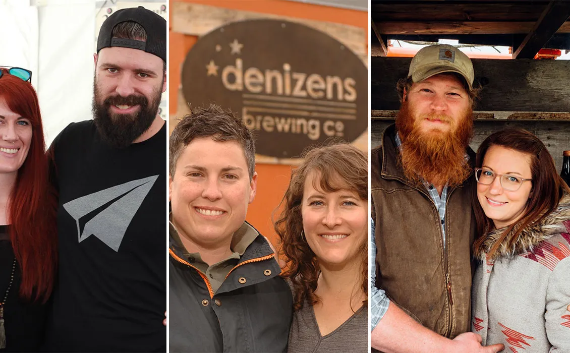 Par deler råd om å drive et bryggeri og en virksomhet