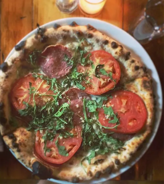 Pizza caniche' title='5 restaurants de Brooklyn avec des listes de bières incroyables