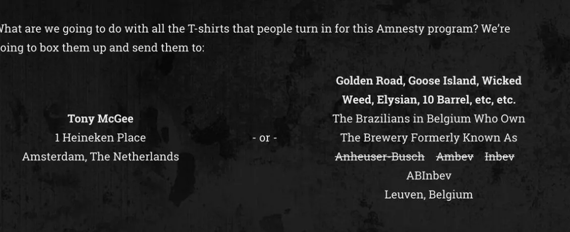 arrogáns barom pólóamnesztia' title='A bocsánatkérő „Amnesty” program elfogadja a korábbi kézműves sörfőzdék pólóit