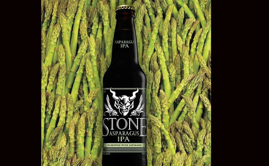 Spargel IPA Stone Brewing' title='10 Brauereistreiche, die Sie am Aprilscherz 2017 vielleicht getäuscht haben