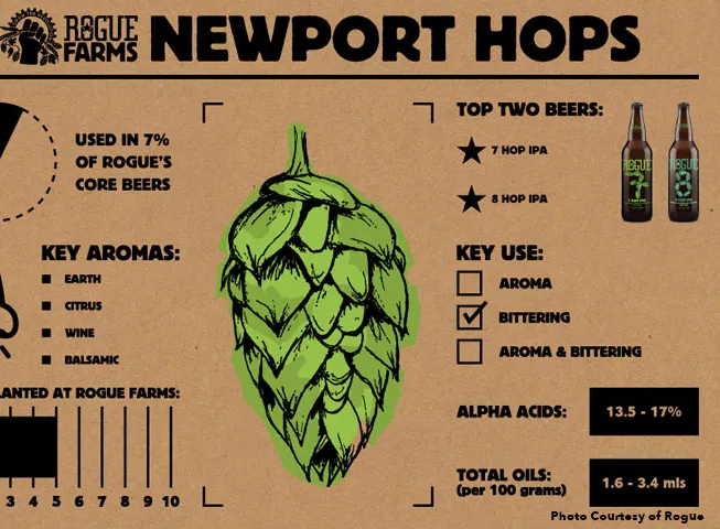 뉴 포트 홉' title='Rogue Farms는 산타의 작업장과 같지만 홉 애호가를 위한 곳입니다.