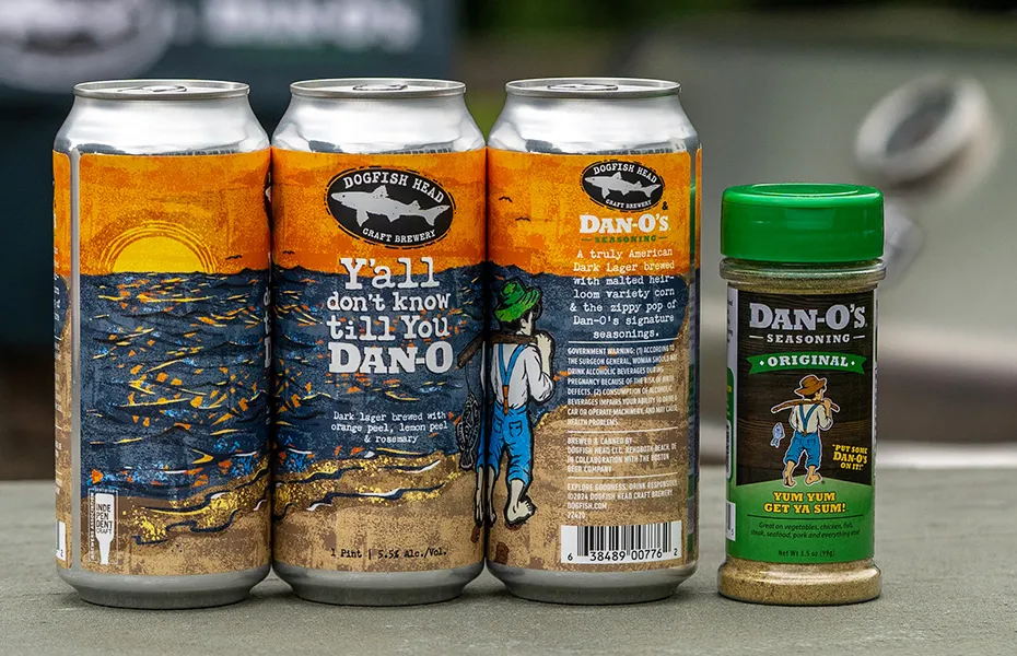 hundhajhuvud dan-os öl med smaksättning' title='Öl kan kyckling men gör det hantverk