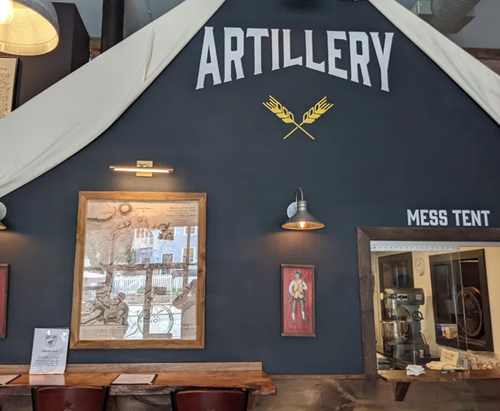 Artillerie brouwen' title='De bierheuvels leven in de Brandywine-vallei