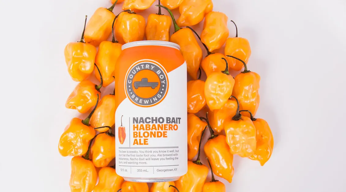 スパイシーなビールに火がつきます