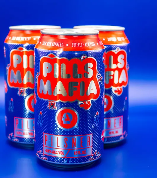 tabletták maffia doboz a kék háttér' title='Buffalo Pils touchdownt szerez