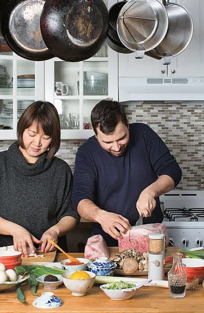 Sawako Okochi en Aaron' title='Kruidig ​​Vetzuurbier