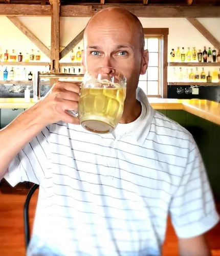 Leef en brouw in een kleine stad