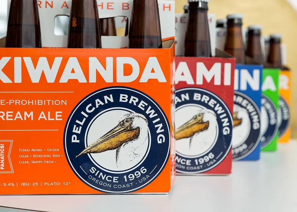 Pelican Brewing Company on saanut kahdeksan mitalia pakkaus- ja etikettisuunnittelusta