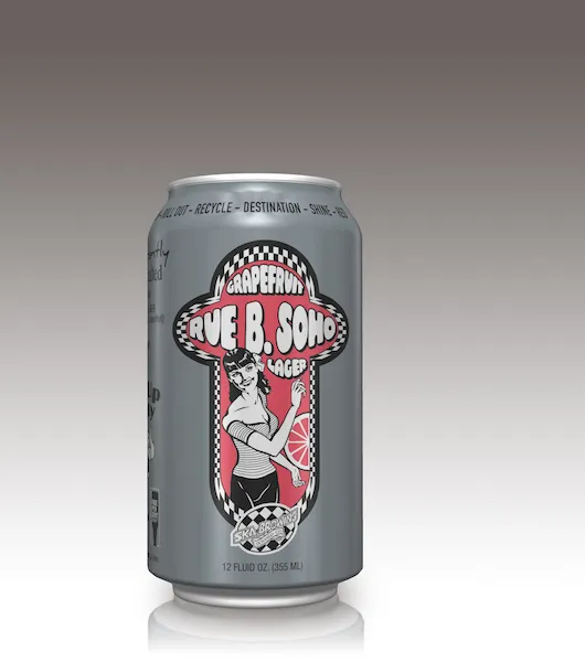 Ska Brewing slipper Rue B. Soho Grapefruit Lager