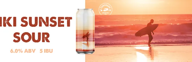 Coronado Brewing debuterer tredje øl i 2019 Art Series: Tiki Sunset Sour' title='Coronado Brewing debuterer tredje øl i 2019 Art Series: Tiki Sunset Sour