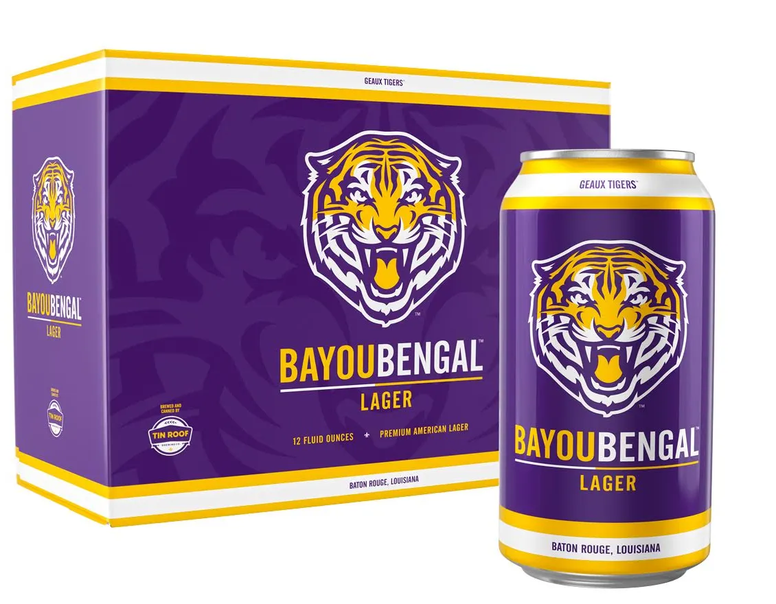 Tin Roof Brewing Company julkaisee Bayou Bengal Lagerin taideteoksen