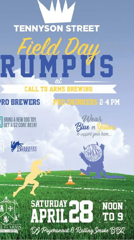 Call to Arms Brewing Co. ospita il Rumpus del Tennyson Street Field Day