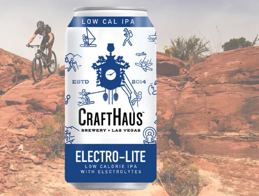 A CraftHaus Brewery alacsony kalóriatartalmú, elektrolitos IPA-t és Electro-Lite-ot bocsát ki