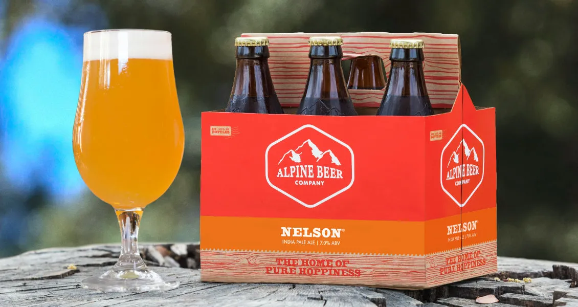 Alpine Beer Company introduceert Nelson IPA in 12oz. Flessen in acht staten