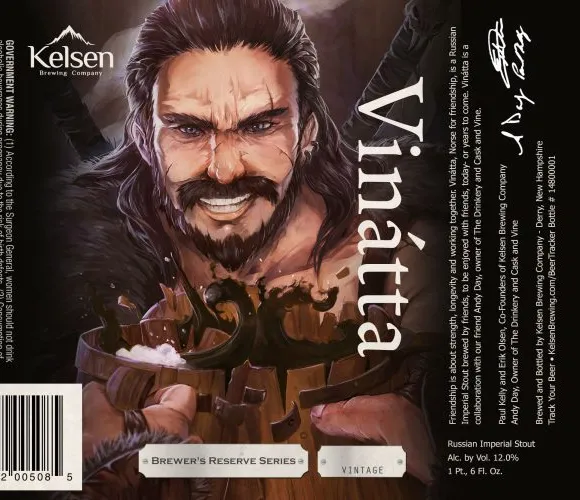 Kelsen Brewing julkaisee Vinátta Russian Imperial Stoutin