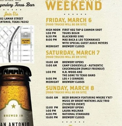 Alamo Beer Company: feestelijke opening van de bierhal en de biertuin