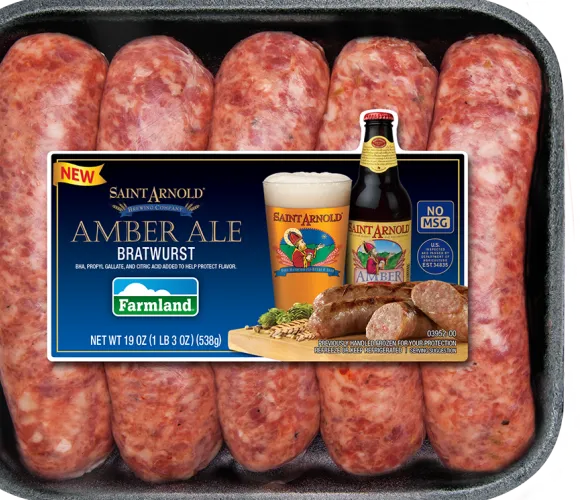 A Saint Arnold Brewing túlmutat a sörfolyosón, hogy párosítsa a söröket a Bratwursttel