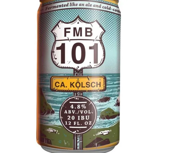 Figueroa Mountain Brewing Co. slipper første øl på boks: FMB 101 California-stil Kolsch