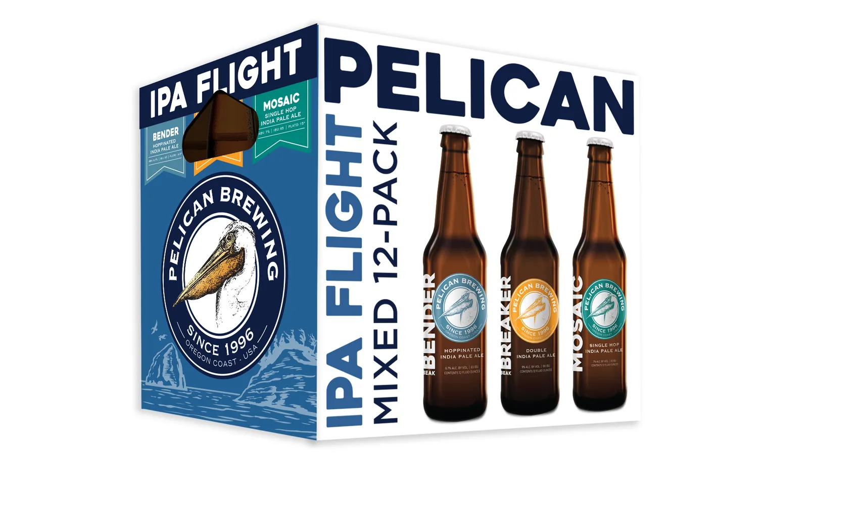 ペリカンブルーイングカンパニーが史上初のミックスIPAパックを発売
