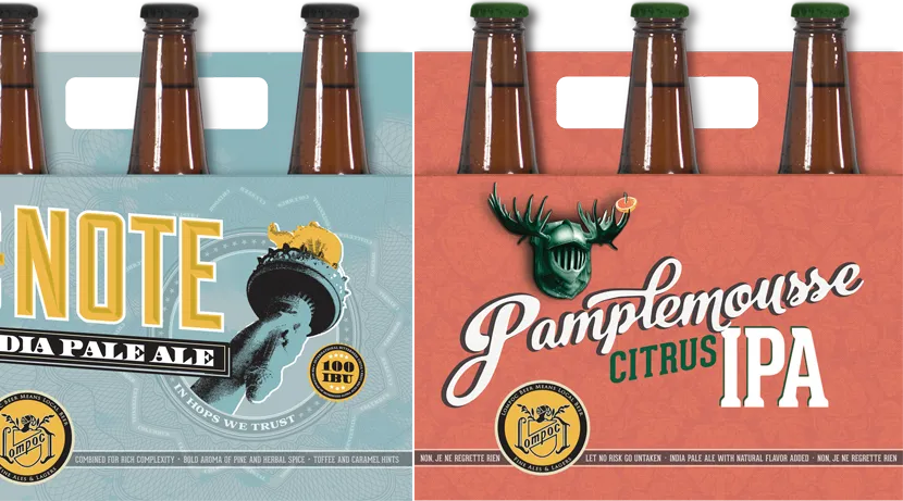 Lompoc Brewing julkaisee kuusipakkaisia pulloja kahdelle suositulle IPA:lle