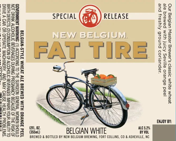 New Belgium Brewing lanserar Fat Tire Belgian White